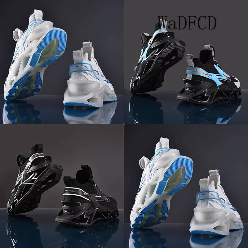 Chunky Sneaker grande taille 45 46 hommes lame semelle chaussures de course mode décontracté maille respirant hauteur