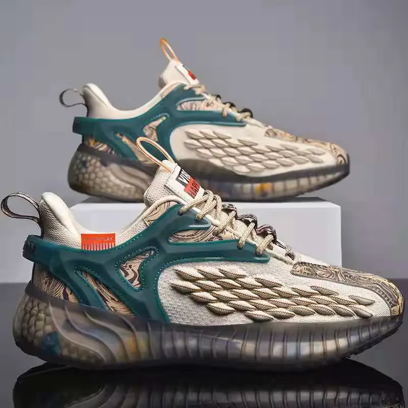 Chaussures de course décontractées respirantes en noix de coco pour hommes