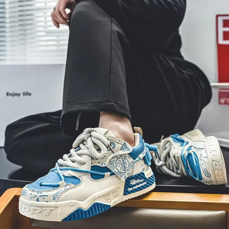 Baskets à Lacets pour Homme