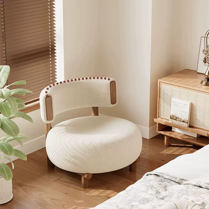 Fauteuils de salon modernes et confortables, chaises douces et mignonnes pour la salle à manger, fauteuils de bureau nordiques relaxants, mobilier de maison