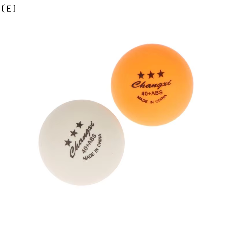 〔E〕10 balles de tennis de table d'entraînement 3 étoiles, de bonne qualité, pour la compétition, rondes, ferme et à rebond stable