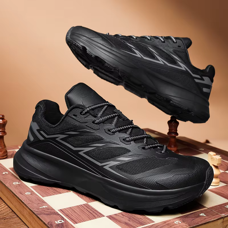 Chaussures de course minimalistes pour hommes à bout large