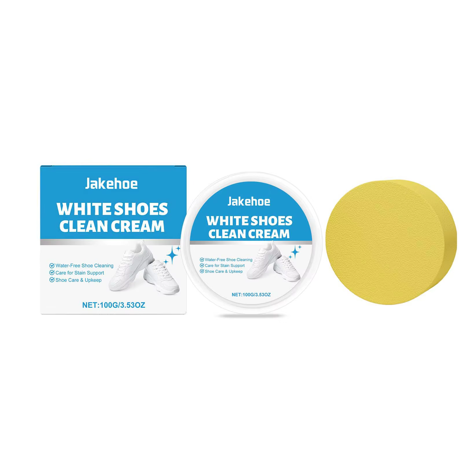 Crème Nettoyante Blanche pour Chaussures