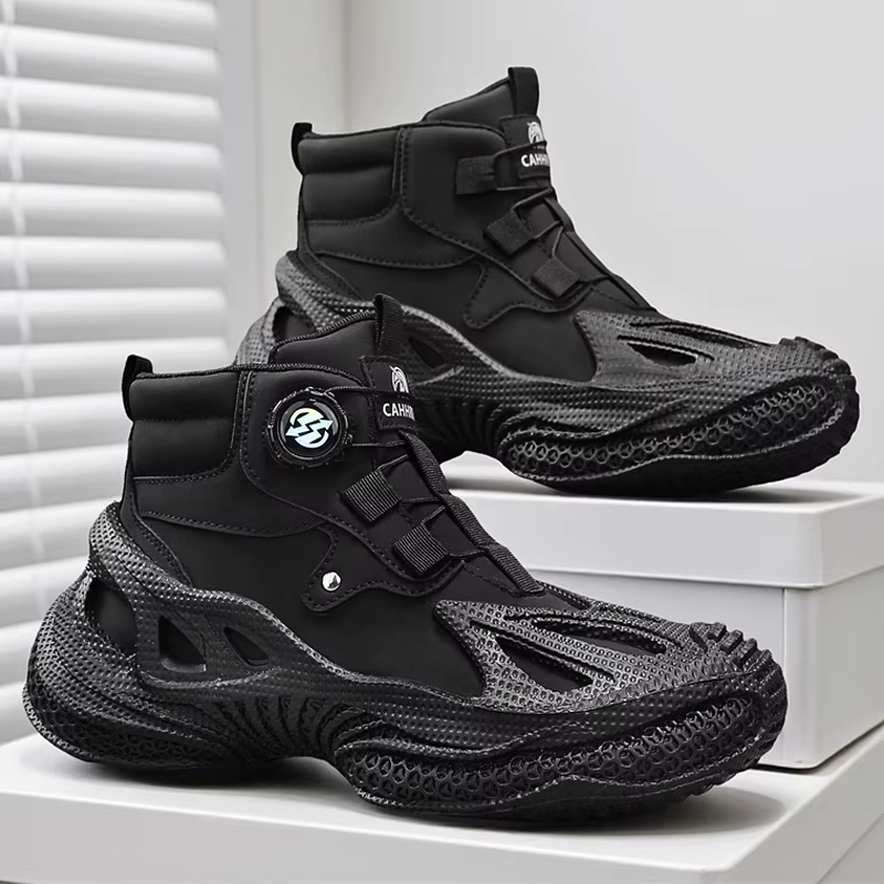 Chaussures de sport décontractées montantes pour hommes