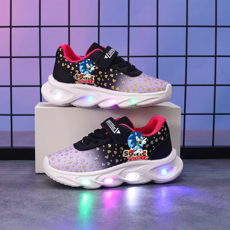Baskets lumineuses Sonic : Nouvelles baskets LED pour étudiants
