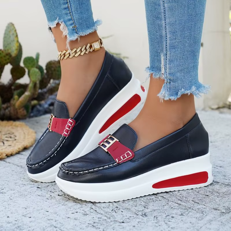 Nouvelles Chaussures Vulcanisées Femme 2026 – Baskets Décontractées à Bout Rond pour l'Extérieur
