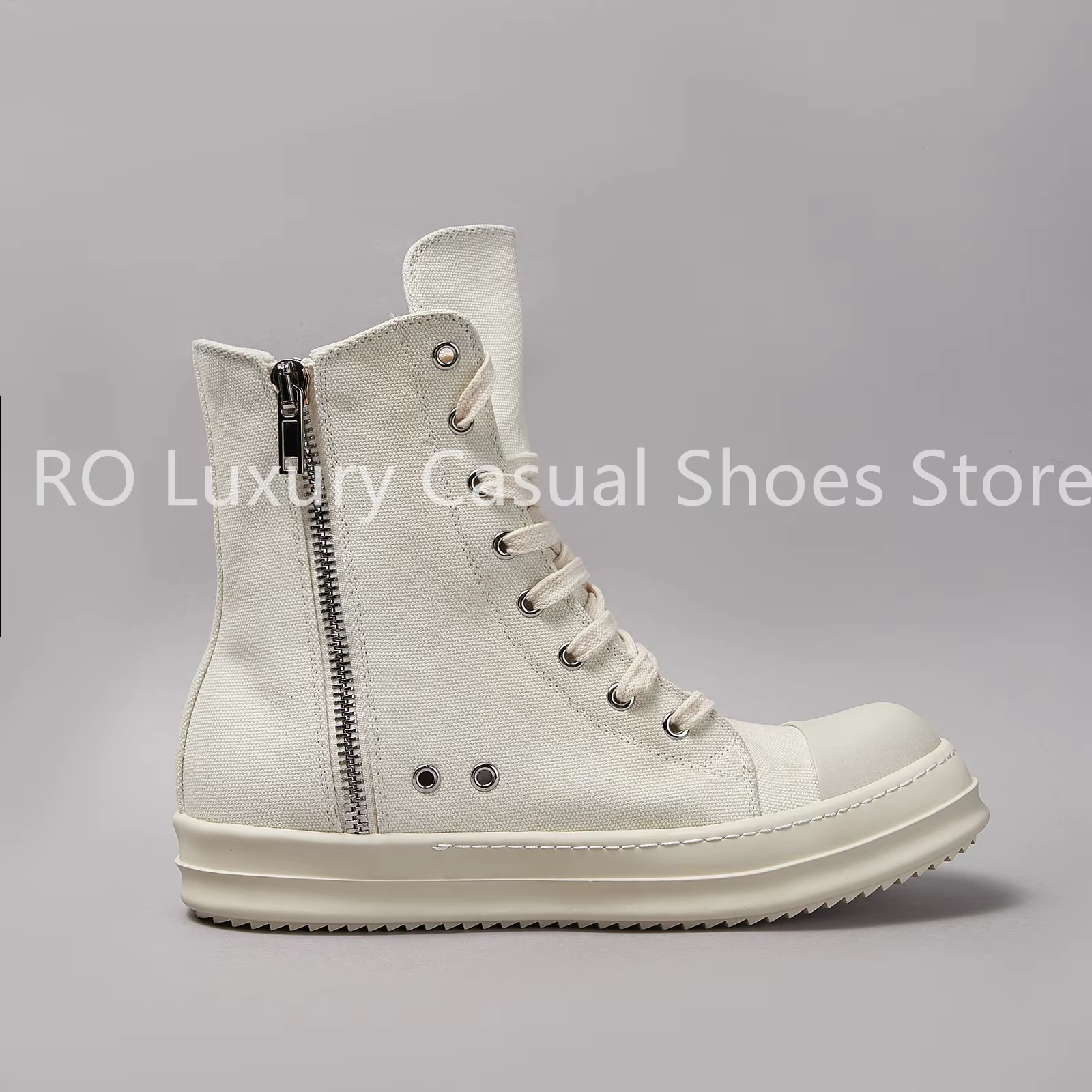Chaussures décontractées beiges et blanches pour hommes