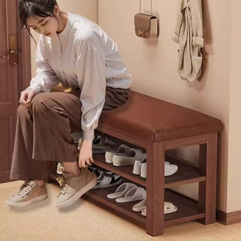 Organisateur de banc, meuble de rangement pour chaussures