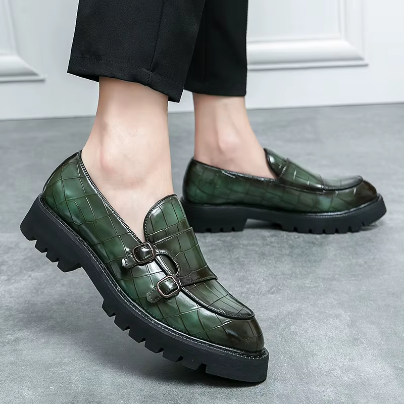 Mocassins à plateforme pour hommes