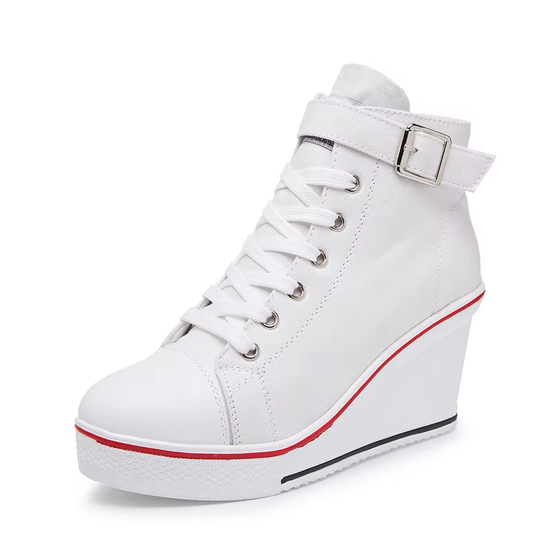 Chaussures en toile montantes pour femmes