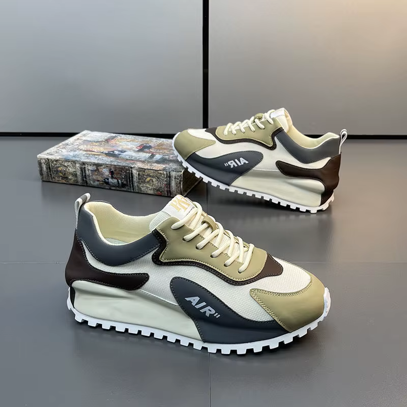 Grosses baskets hommes couverture bas conseil chaussures mode décontracté microfibre cuir maille respirant augmenté
