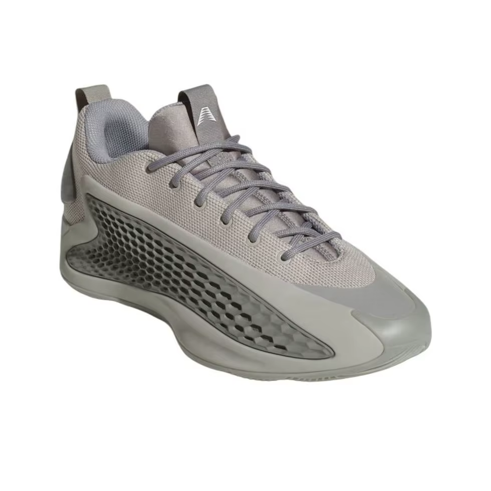POISON Adidas A.E. Chaussures de basketball basses antidérapantes et résistantes à l'abrasion unisexes grises