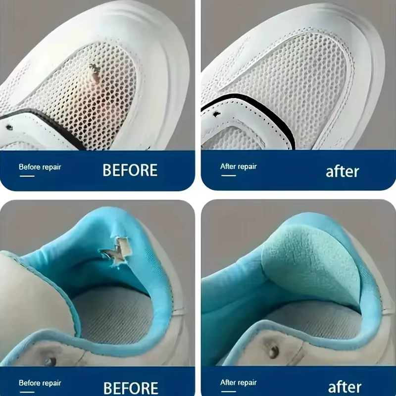 6 patchs de réparation pour chaussures de sport