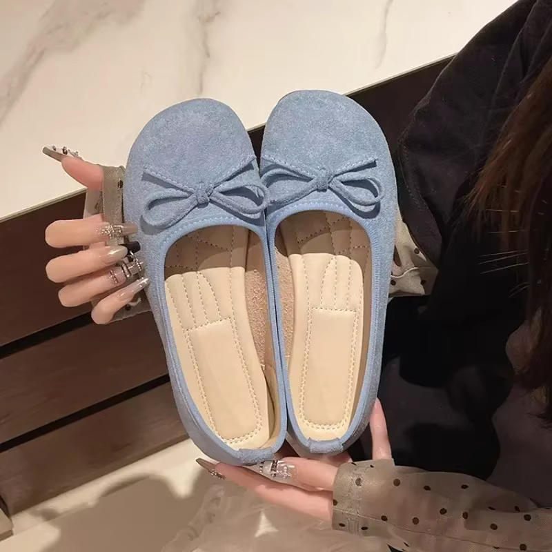 Chaussures plates de luxe 2026 à bout rond