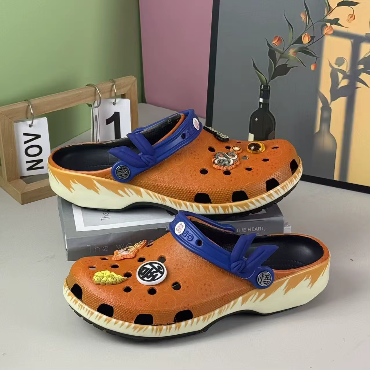 Nouvelles sandales Dragon Ball Wukong 3D à motif de dessin animé