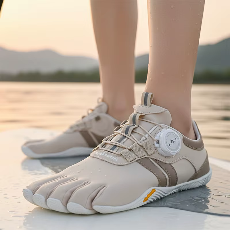Chaussures pieds nus à lacets rapides GallonShark pour hommes et femmes