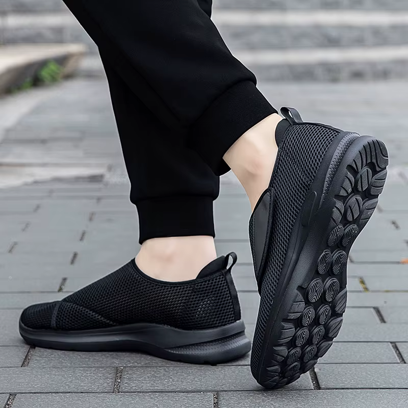 Chaussures orthopédiques décontractées pour pieds larges