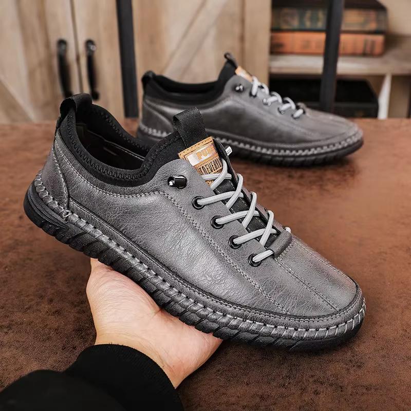 Chaussures en cuir décontractées pour hommes