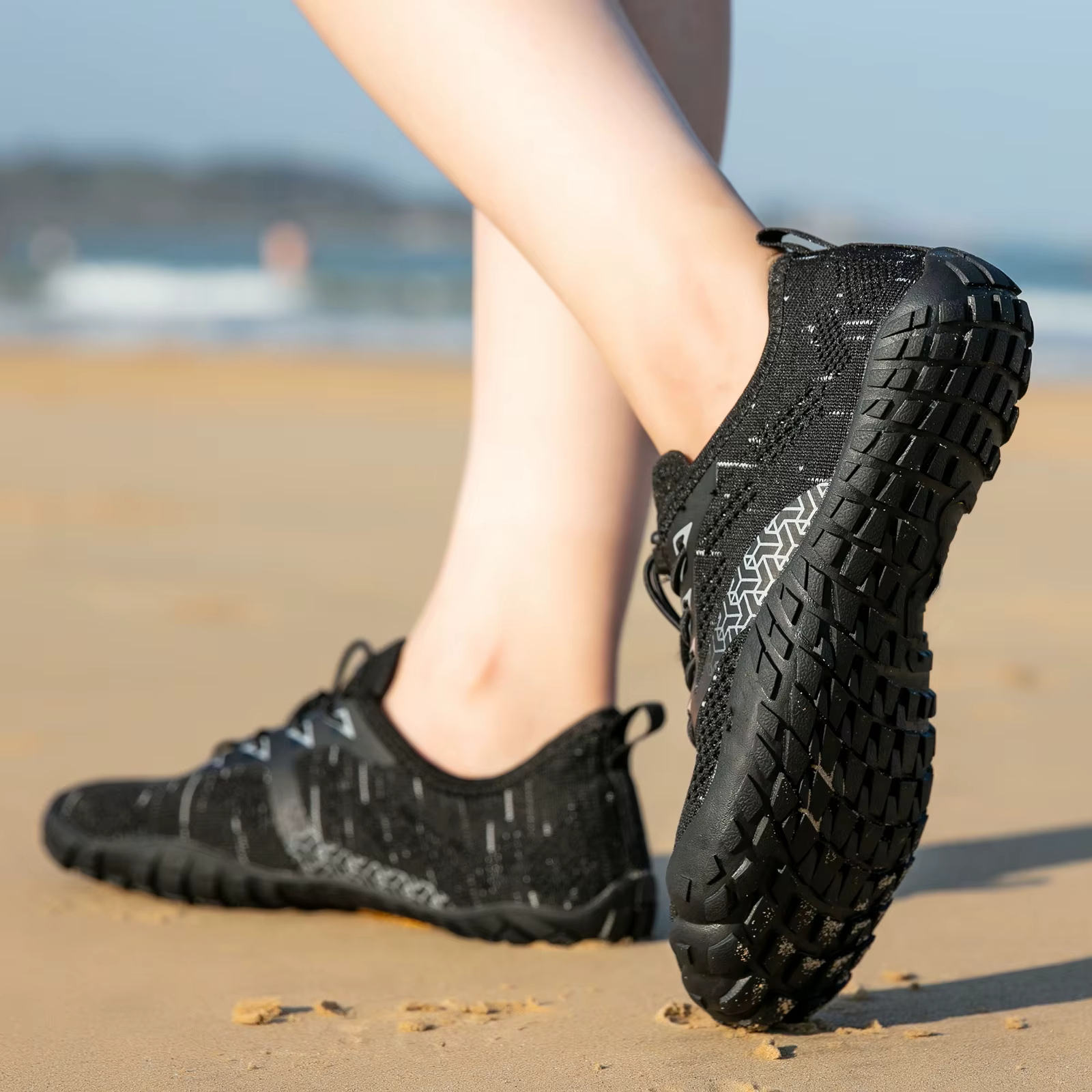 Chaussures larges pieds nus pour unisexe