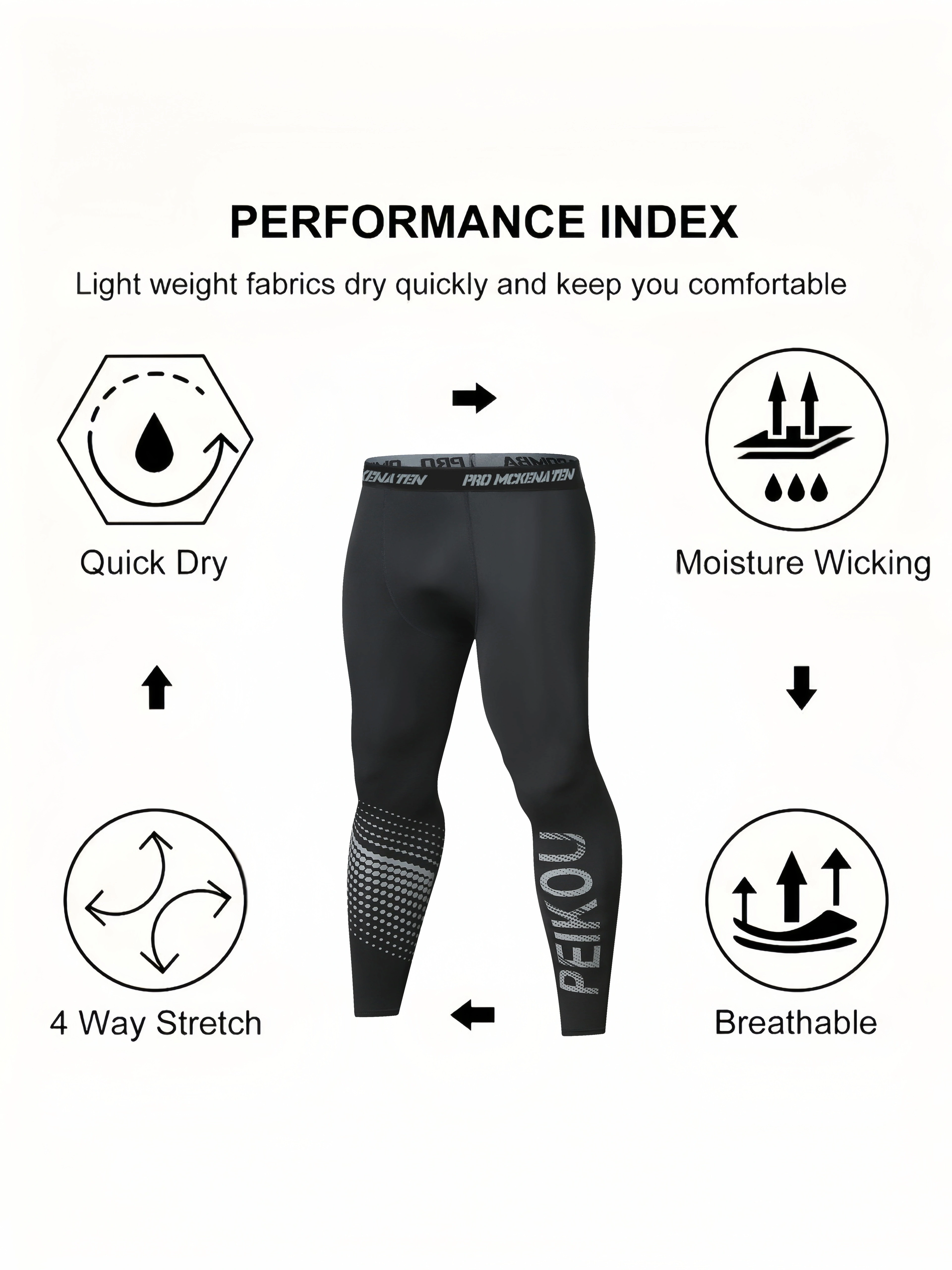 Pantalons serrés de sport de basket-ball