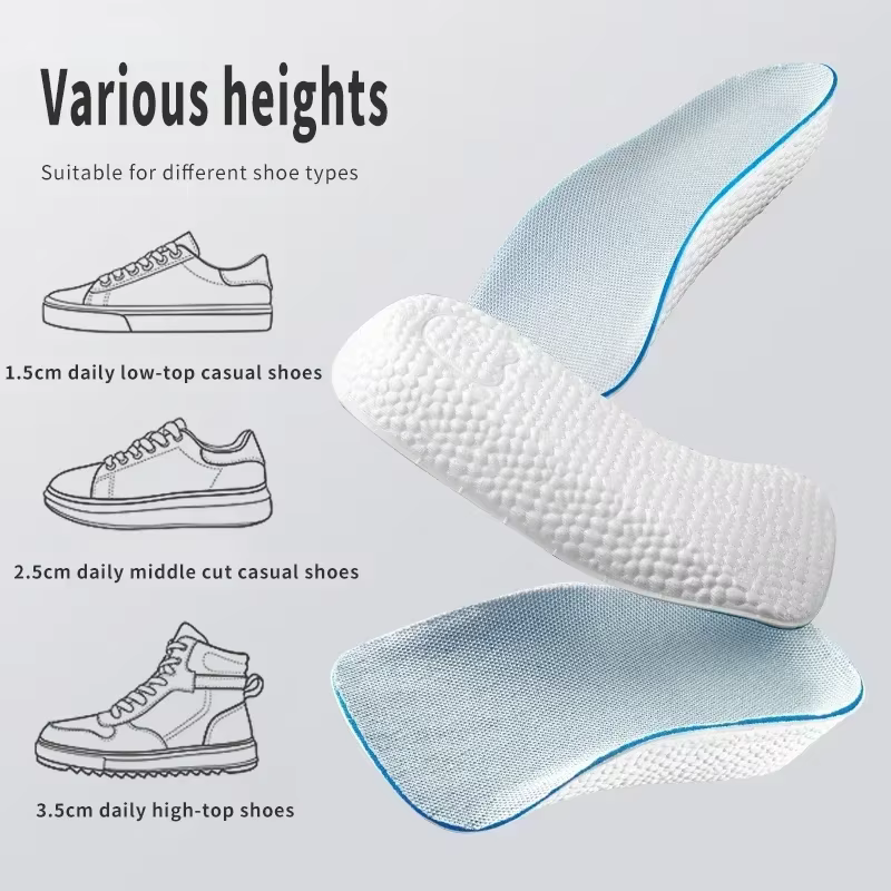 Semelles intérieures en mousse à mémoire de forme pour hommes et femmes