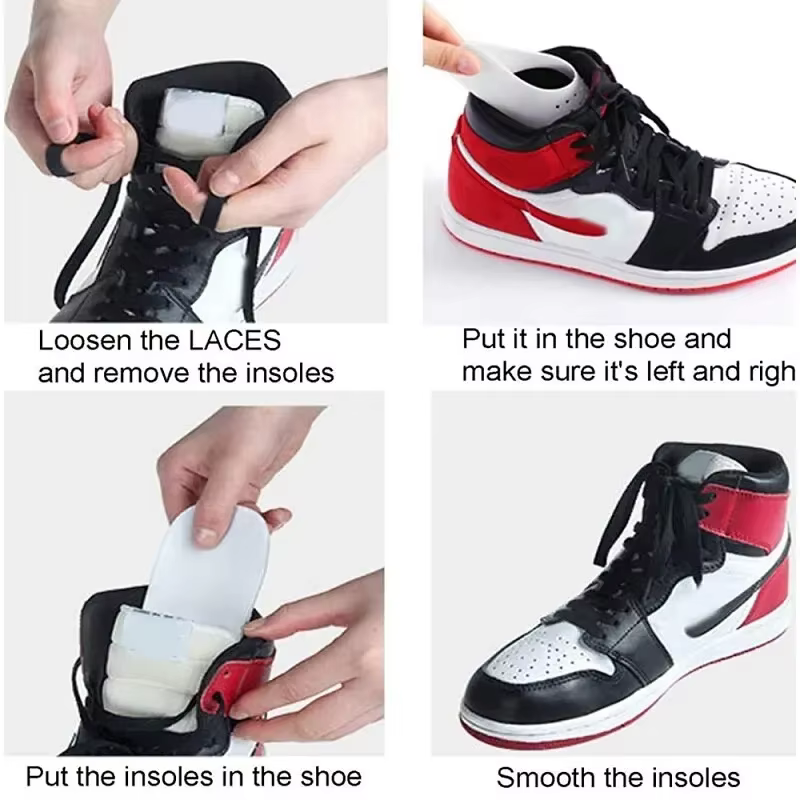 1 paire de nouveaux soins de chaussures Sneaker Anti-pli orteils protecteur civière extenseur Shaper Support Pad