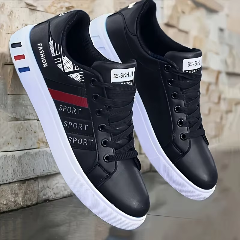 Baskets basses de skate pour hommes - Tige synthétique respirante