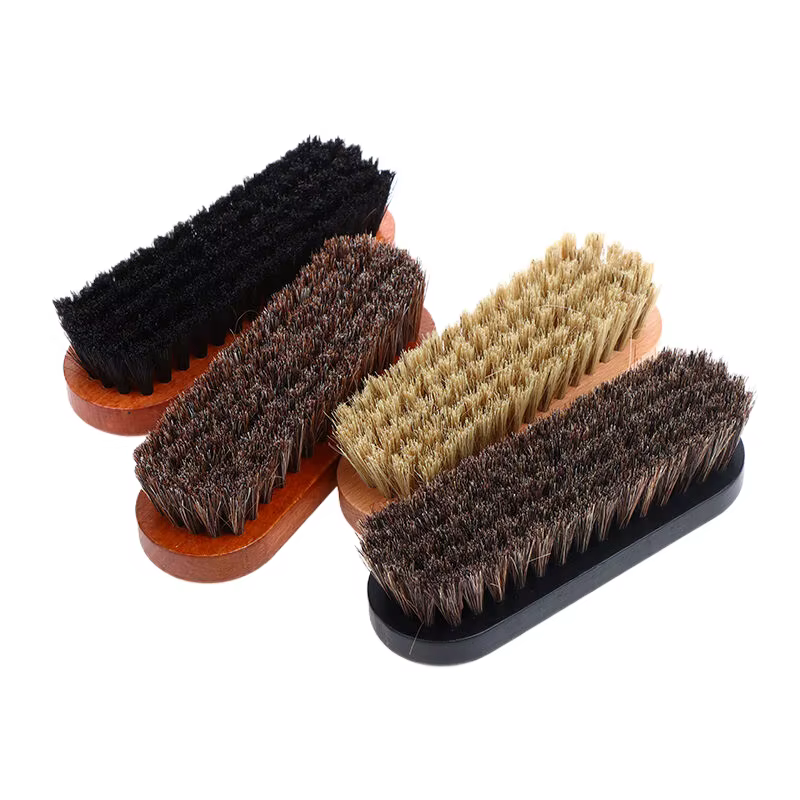 Brosse de Polissage et d'Entretien des Chaussures en Cuir