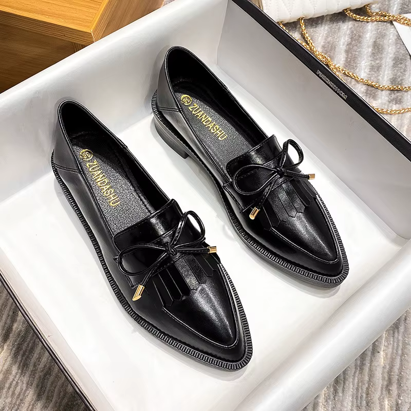 Chaussures souples femme 2025 bout pointu décontracté
