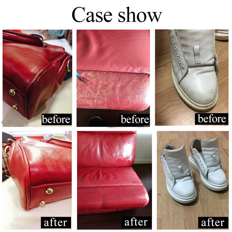 Peinture pour cuir, crème pour chaussures
