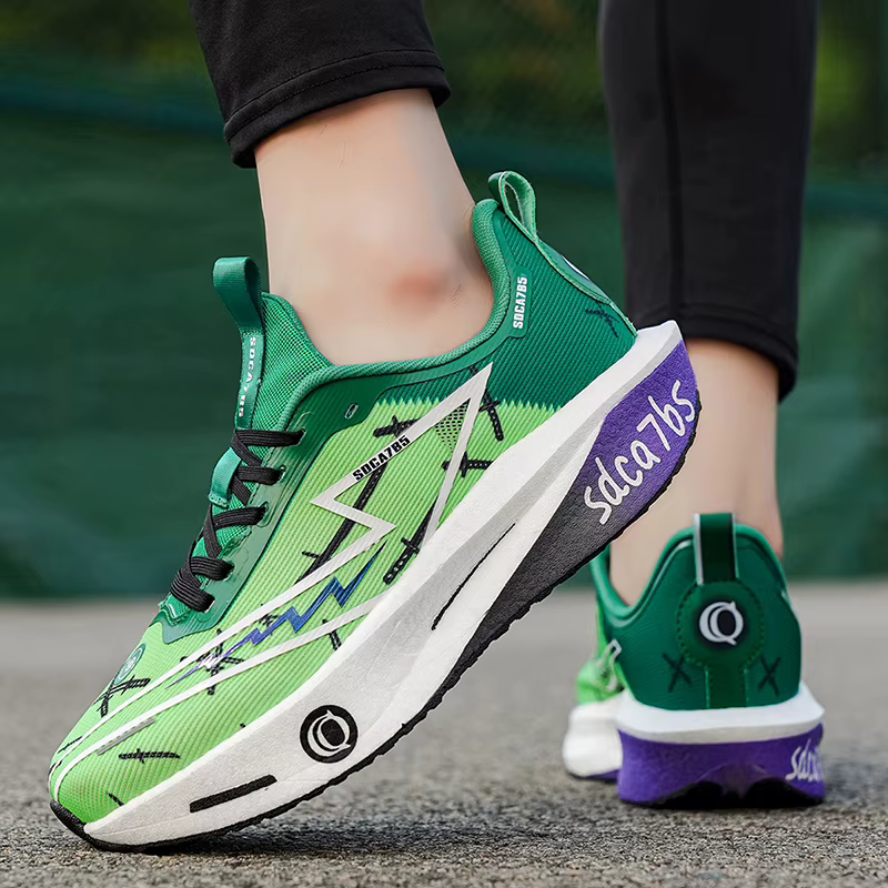 Chaussures de course pour hommes en plaque de carbone, respirantes, légères, confortables et résistantes à l'usure, pour femmes