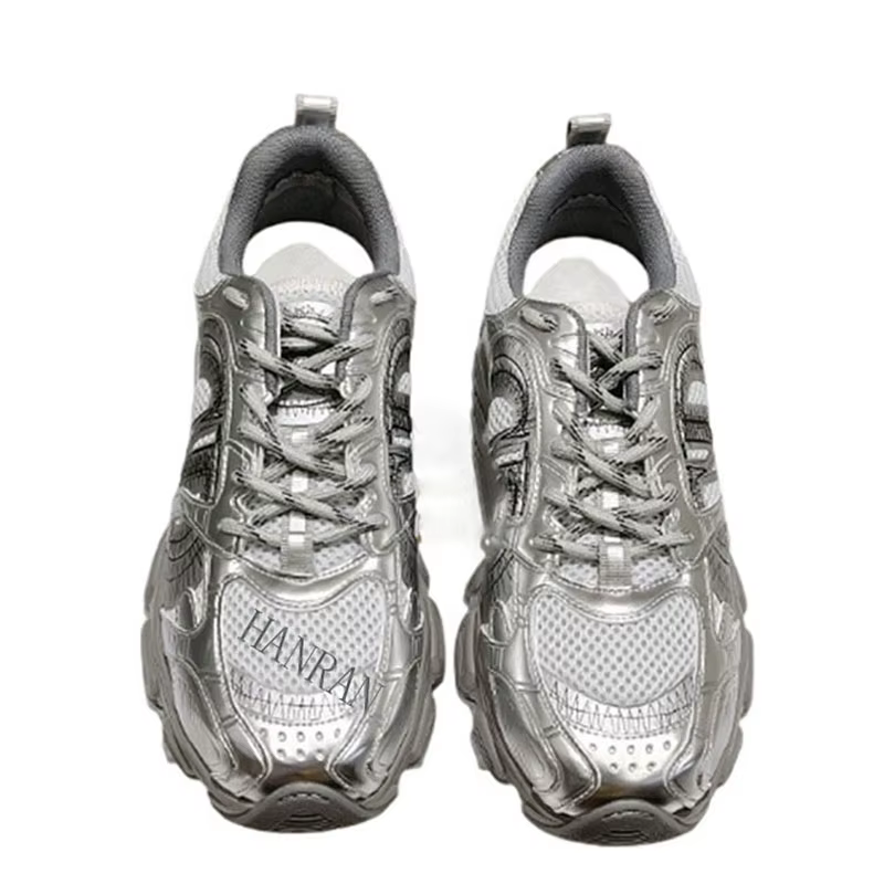 Chaussures de sport style couple motif toile
