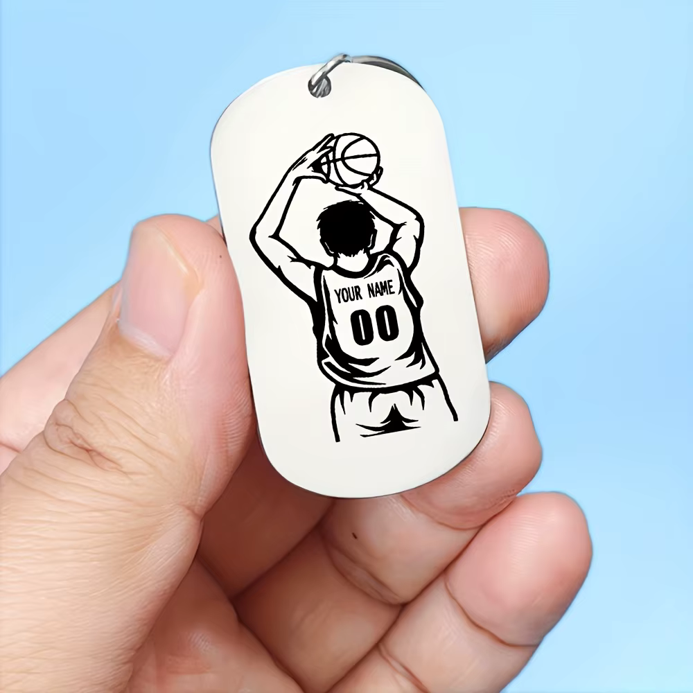 Porte-clés de fan de basket-ball personnalisé
