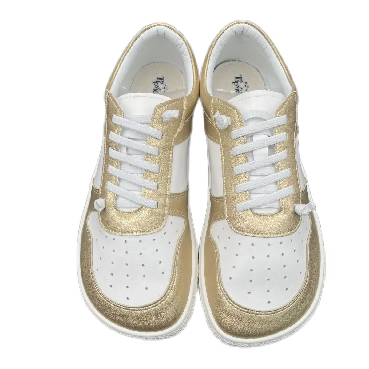 Tipsietoes pieds nus en cuir véritable 2025 nouvelle Sneaker pour femmes hommes plat doux zéro semelle tombante plus large orteil boîte Flexible léger