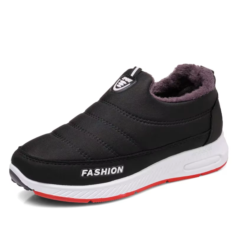Chaussures en coton avec isolation en peluche pour femmes