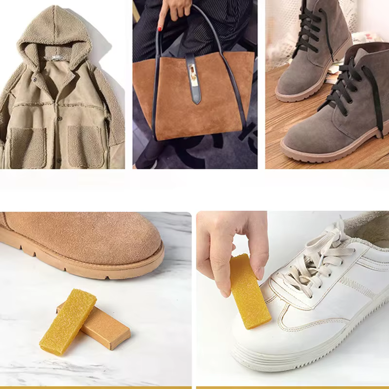 Nettoyant pour chaussures en daim mat et cuir – Gomme de nettoyage