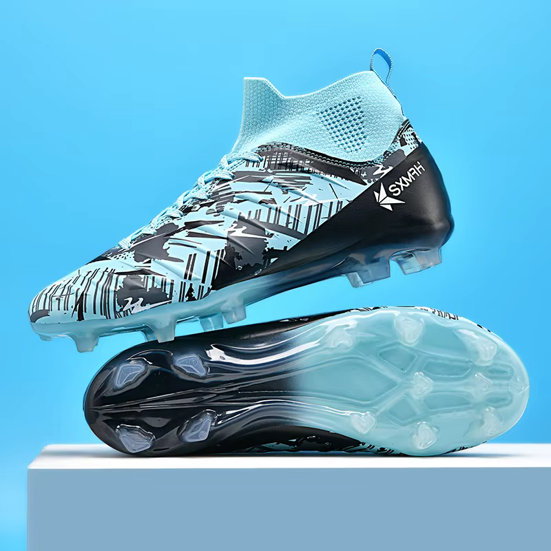 Chaussures de football à crampons longs AG pour hommes Genuine Double Star