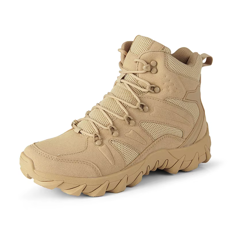 Tactiques améliorées bottes d'entraînement de Combat mâle en plein air Camping Anti-usure réponse rapide chaussures de randonnée pêche chasse baskets hommes