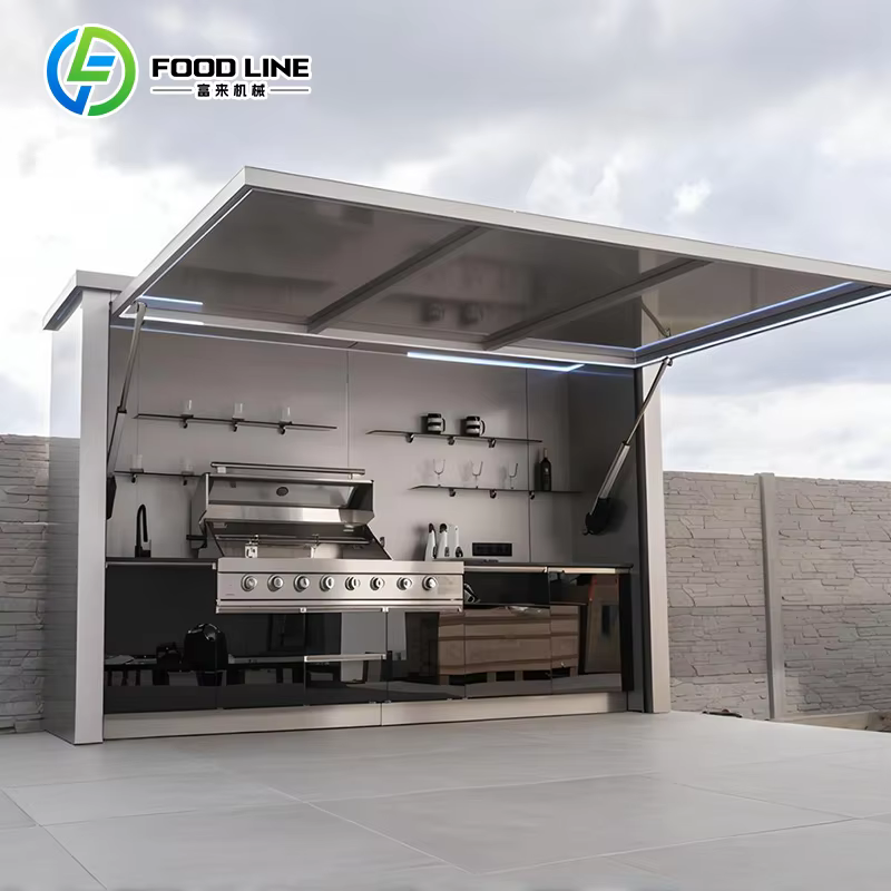 Fabricants d'armoires de cuisine d'extérieur, cuisines d'extérieur, designs de cuisines d'extérieur
