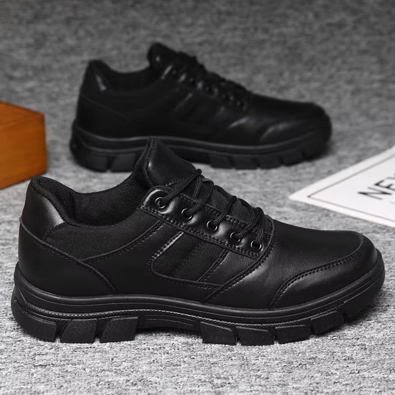 Chaussures d'entraînement noires imperméables antidérapantes 39-46