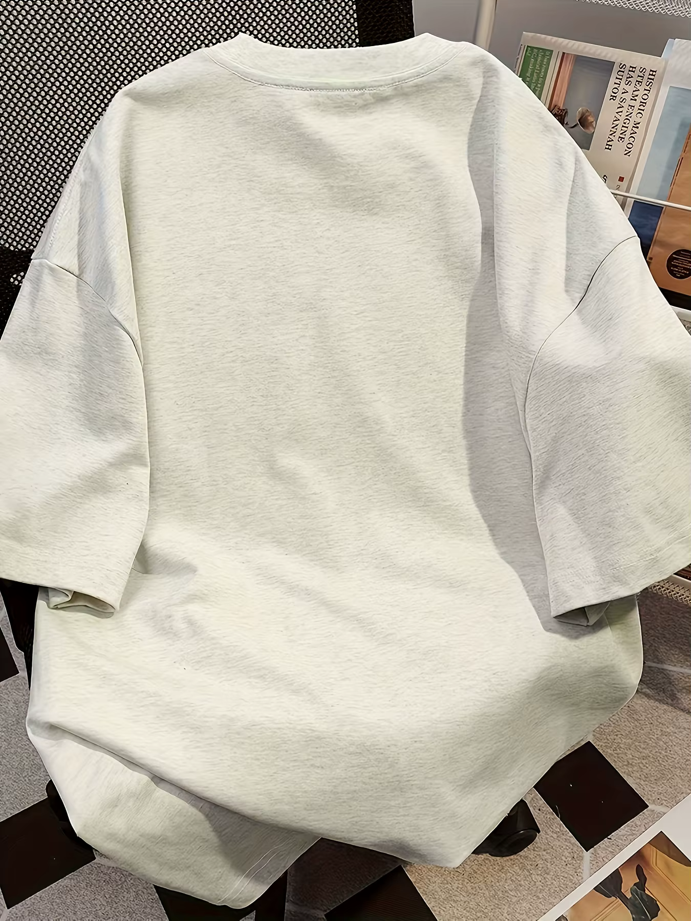 T-shirt surdimensionné pour femmes, mode d'été, imprimé dessiné, décontracté, haut à manches courtes, pull confortable, grande taille, tenue tendance