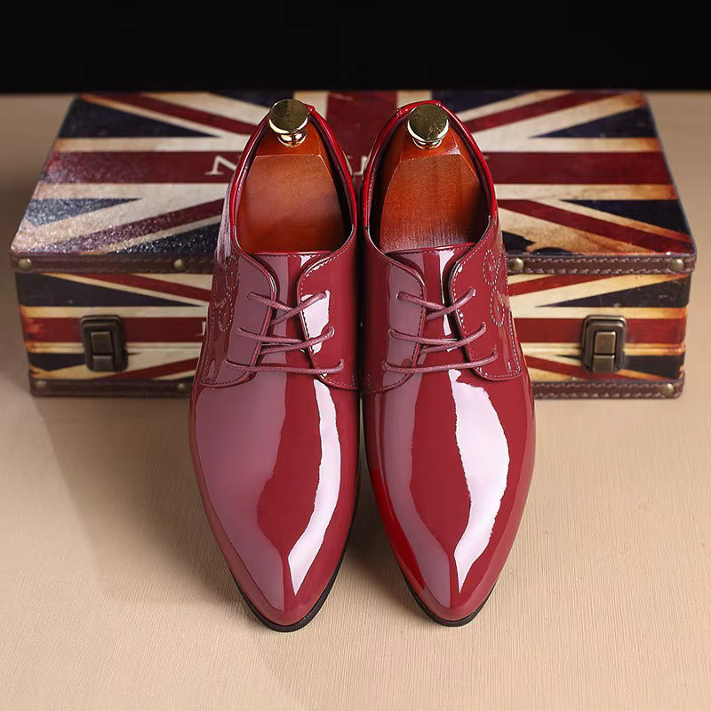 Hommes mode classique fête de mariage Derby chaussures