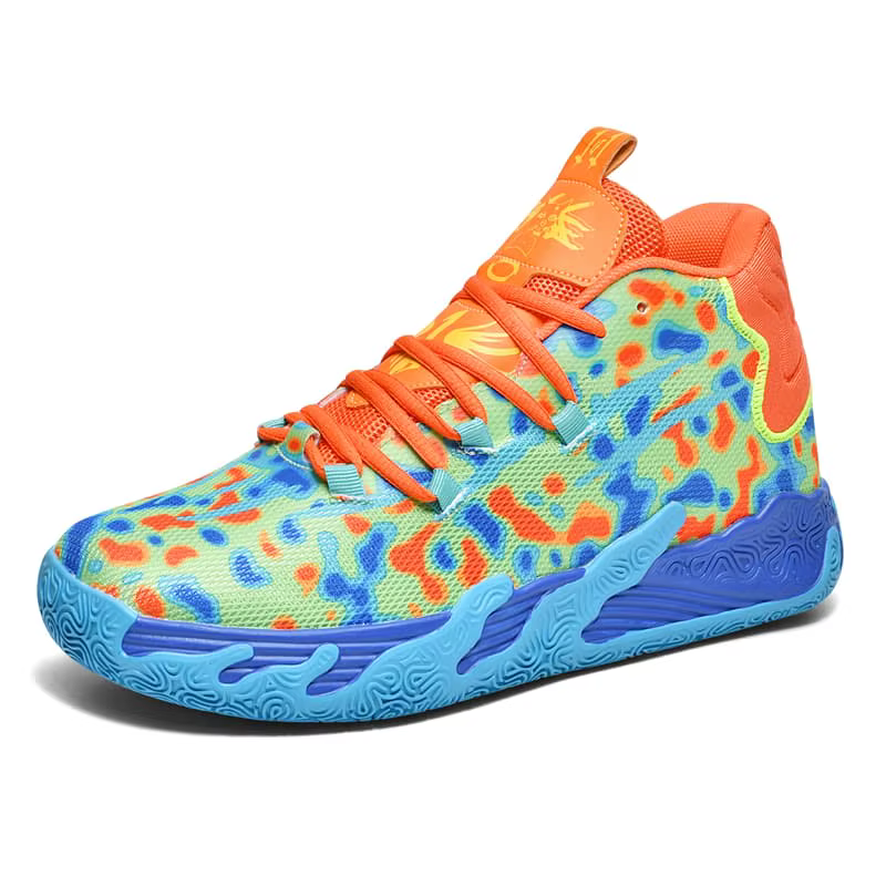 Chaussures de basket-ball pour hommes, baskets respirantes légères pour femmes, chaussures de sport athlétiques de haute qualité, baskets d'entraînement unisexes pour l'extérieur