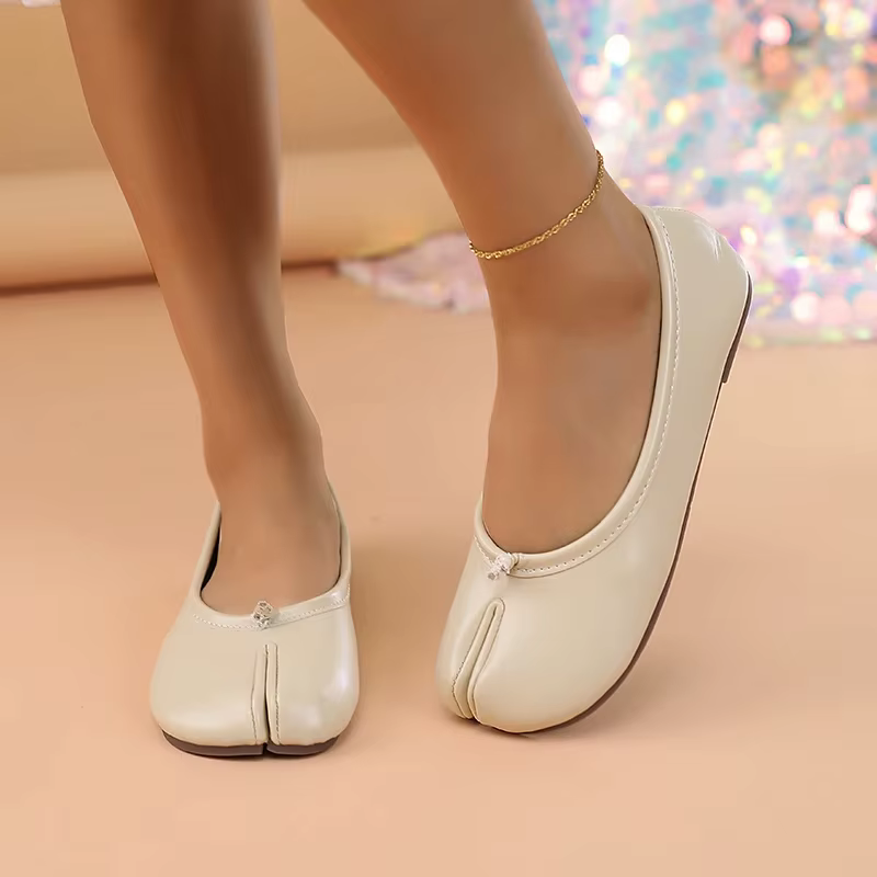 Nouvelles Chaussures Plates Confortables Tout-Saison 2026 pour Femmes - Ballerines à Nœud Papillon