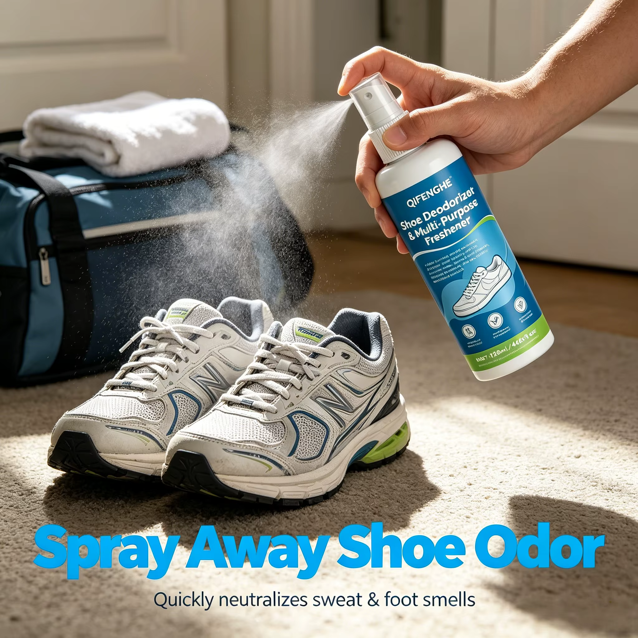 Spray désodorisant pour chaussures 120ml