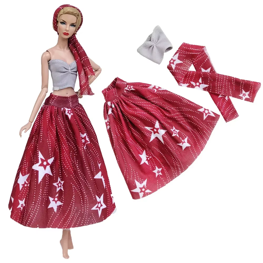 Accessoires de poupées BJD 1/6 pour vêtements Barbie, tenues, robe en dentelle florale, chemise, jupe, robe de soirée princesse, accessoires de poupées de 11.5 pouces