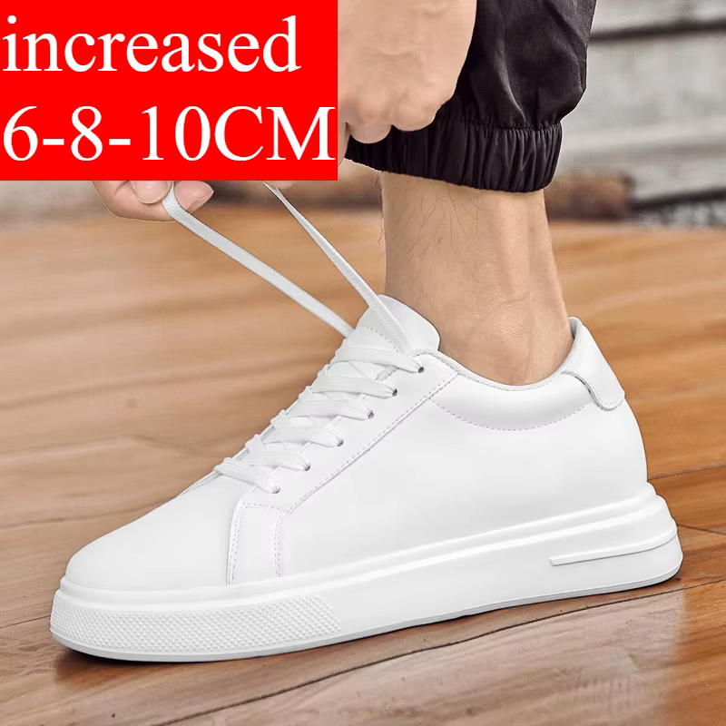 Nouveaux hommes baskets ascenseur chaussures rehaussant la hauteur augmenter semelle intérieure 6-10CM talons hauts
