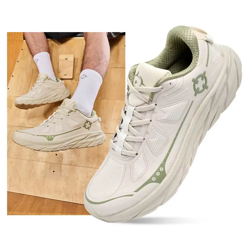 RIGORER 3R Sneaker hommes intérieur respirant maille choc Cussocing banlieue Fitness fond souple formation loisirs chaussures de course