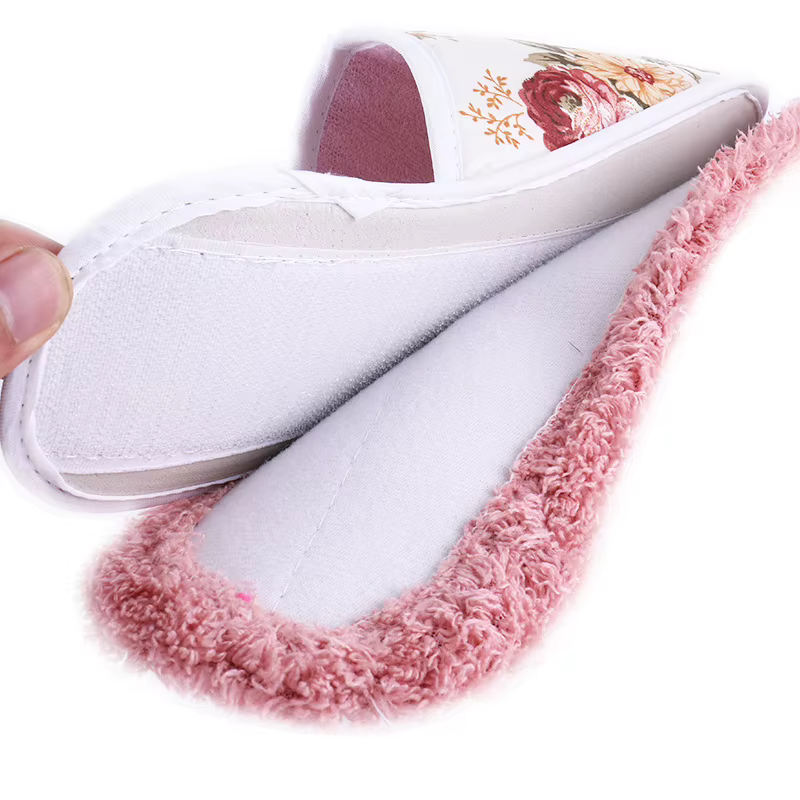 Nettoyage de sol domestique en microfibre, dépoussiérage de sol, chaussures détachables, nettoyage de sol, couleur aléatoire
