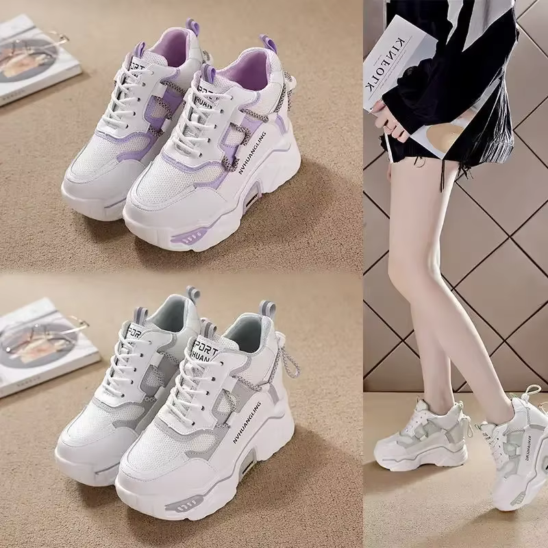 Baskets femmes chaussures de sport plate-forme maille respirant vulcanisé chaussure coin décontracté confort femme été Zapatos Mujer2024